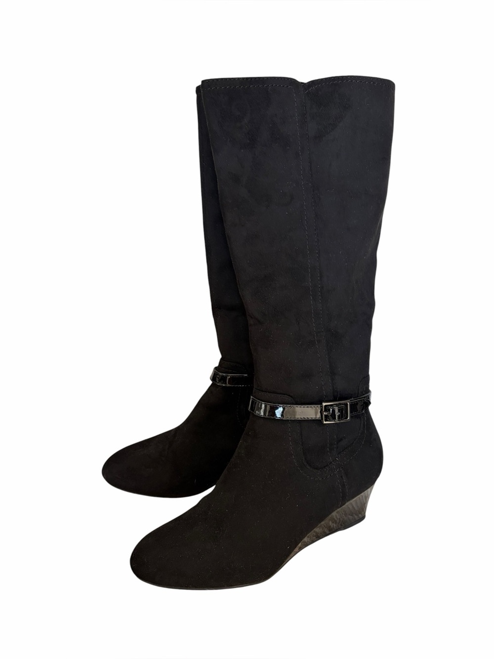 Eastland Ellerton Black Wedge Boots US 9M